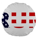 Donald Trump flag Large 18  Premium Round Cushion 