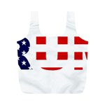 Donald Trump flag Full Print Recycle Bag (M)