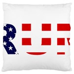 Donald Trump flag Large Flano Cushion Case (One Side)