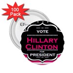 pink Hillary Clinton 2.25  Button (100 pack)