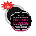 pink Hillary Clinton 2.25  Magnet (100 pack) 