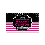 pink Hillary Clinton Sticker (Rectangular)