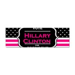 pink Hillary Clinton Sticker (Bumper)