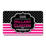 pink Hillary Clinton Magnet (Rectangular)