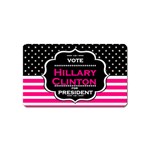 pink Hillary Clinton Magnet (Name Card)