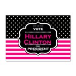 pink Hillary Clinton Sticker A4 (10 pack)