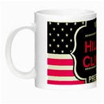 pink Hillary Clinton Night Luminous Mug