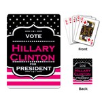 pink Hillary Clinton Playing Cards Single Design