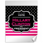 pink Hillary Clinton Canvas 18  x 24 