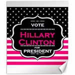 pink Hillary Clinton Canvas 20  x 24 