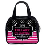 pink Hillary Clinton Classic Handbag (Two Sides)