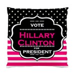 pink Hillary Clinton Standard Cushion Case (Two Sides)