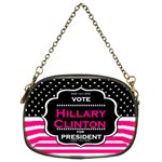 pink Hillary Clinton Chain Purse (Two Sides)