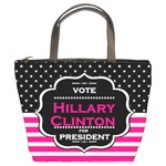 pink Hillary Clinton Bucket Bag