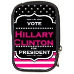 pink Hillary Clinton Compact Camera Leather Case