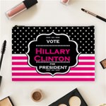 pink Hillary Clinton Cosmetic Bag (Large)