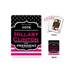 pink Hillary Clinton Playing Cards (Mini)