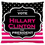 pink Hillary Clinton Large Cushion Case (One Side)