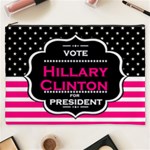 pink Hillary Clinton Cosmetic Bag (XXXL)