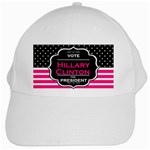 pink Hillary Clinton White Cap