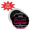 pink Hillary Clinton 1.75  Magnet (100 pack) 