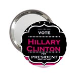 pink Hillary Clinton 2.25  Handbag Mirror