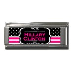 pink Hillary Clinton Superlink Italian Charm (9mm)