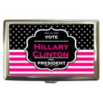 pink Hillary Clinton Cigarette Money Case