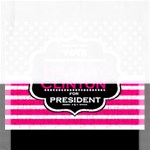 pink Hillary Clinton Jigsaw Puzzle (Rectangular)