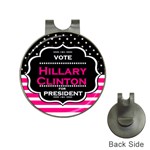 pink Hillary Clinton Golf Ball Marker Hat Clip