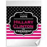 pink Hillary Clinton Canvas 36  x 48 