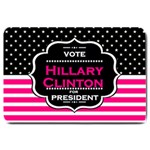 pink Hillary Clinton Large Doormat