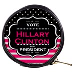 pink Hillary Clinton Mini Makeup Bag