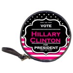 pink Hillary Clinton Classic 20-CD Wallet