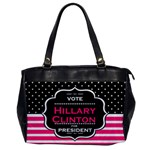 pink Hillary Clinton Oversize Office Handbag