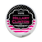 pink Hillary Clinton 4-Port USB Hub (One Side)