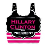 pink Hillary Clinton Full Print Recycle Bag (L)