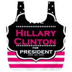 pink Hillary Clinton Full Print Recycle Bag (XL)