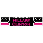 pink Hillary Clinton Flano Scarf (Small)