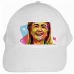 pastel Hillary Clinton White Cap