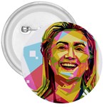 pastel Hillary Clinton 3  Button