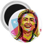 pastel Hillary Clinton 3  Magnet