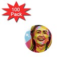 pastel Hillary Clinton 1  Mini Magnet (100 pack) 