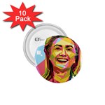 pastel Hillary Clinton 1.75  Button (10 pack) 