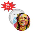 pastel Hillary Clinton 1.75  Button (100 pack) 