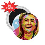 pastel Hillary Clinton 2.25  Magnet (10 pack)