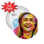 pastel Hillary Clinton 2.25  Button (100 pack)