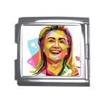 pastel Hillary Clinton Mega Link Italian Charm (18mm)