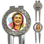 pastel Hillary Clinton 3-in-1 Golf Divot