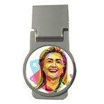 pastel Hillary Clinton Money Clip (Round)